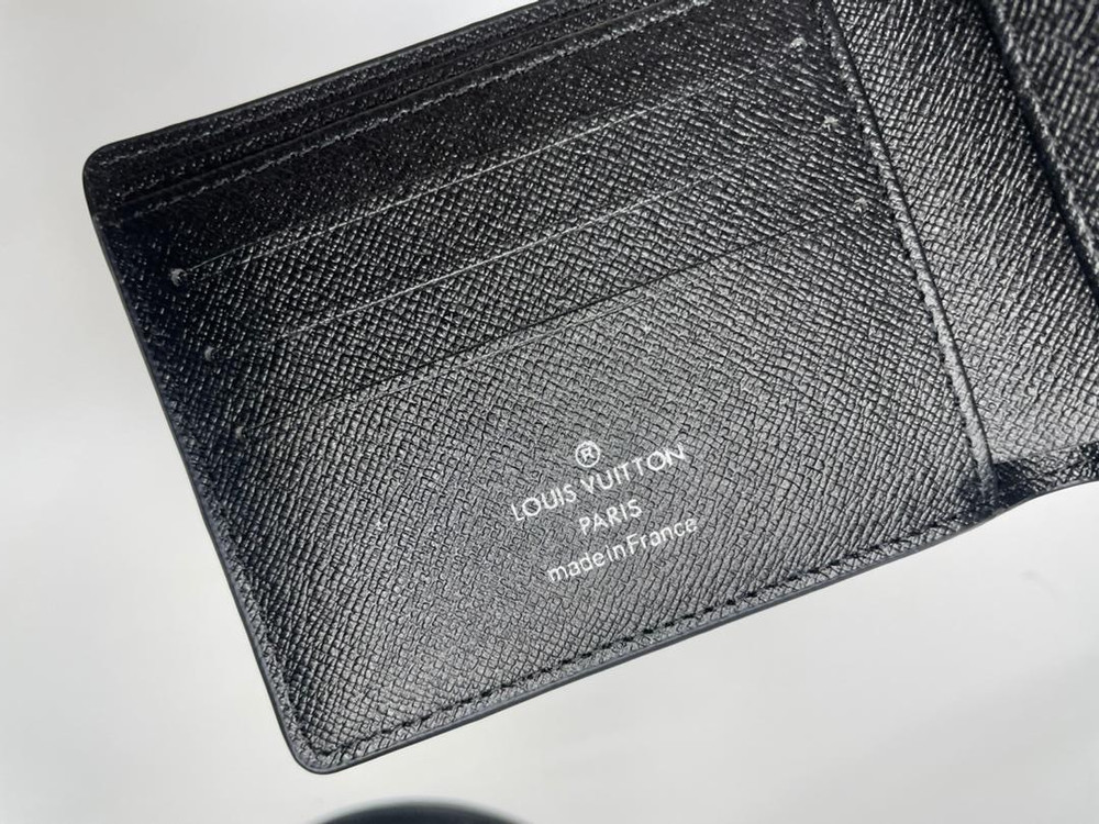 Authentic Louis Vuitton Multiple Bifold Wallet Damier Graphite Canvas