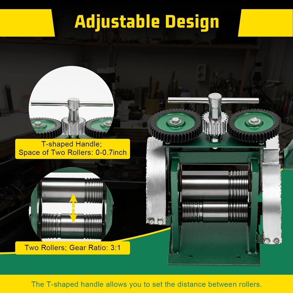 Rolling Mill Combination Rolling Mill Machine with Manual Jewelry Wire Flat