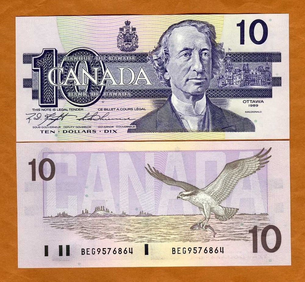 Canada, $10, 1989, P-96c, BEG, UNC