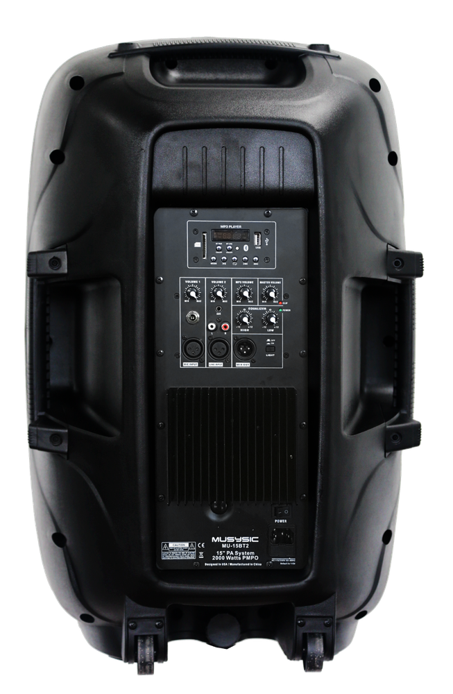 Complete Professional DJ System 4000W MIDI Controller CD USB Active 15" Speakers