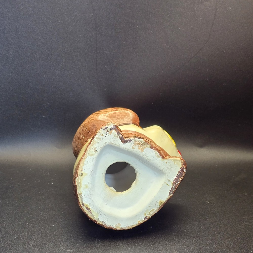 Vintage McCrory Ceramic Monkey Nut Cracker Mallet Pick Set Earthenware 7.5"