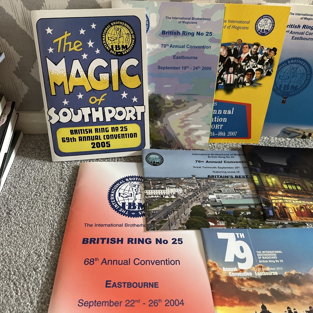 12x IBM magic Convention 2004-2016 Programs