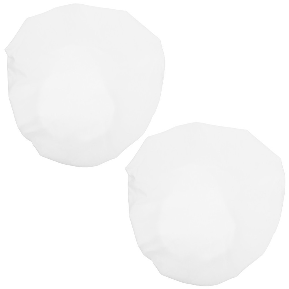 2pcs White Chef Hat: Reusable Cooking Cap Elastic Chef Cap - Unisex Kitchen