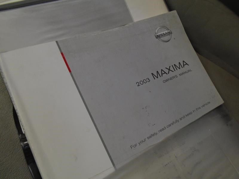 MAXIMA 03 Owners Manual 1272577