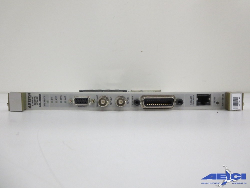 ADTECH 401427 AX/4000 ETHERNET CONTROL MODULE