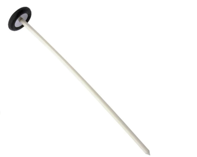 Babinski Reflex Hammer Round With Plastic Handle Thermo Plastic Rubber Head