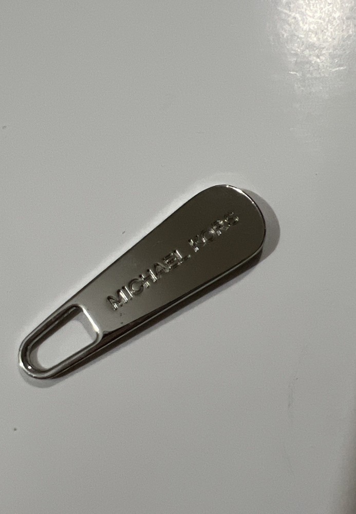 MICHAEL KORS Replacement Silver Tone Zipper Pull Hardware