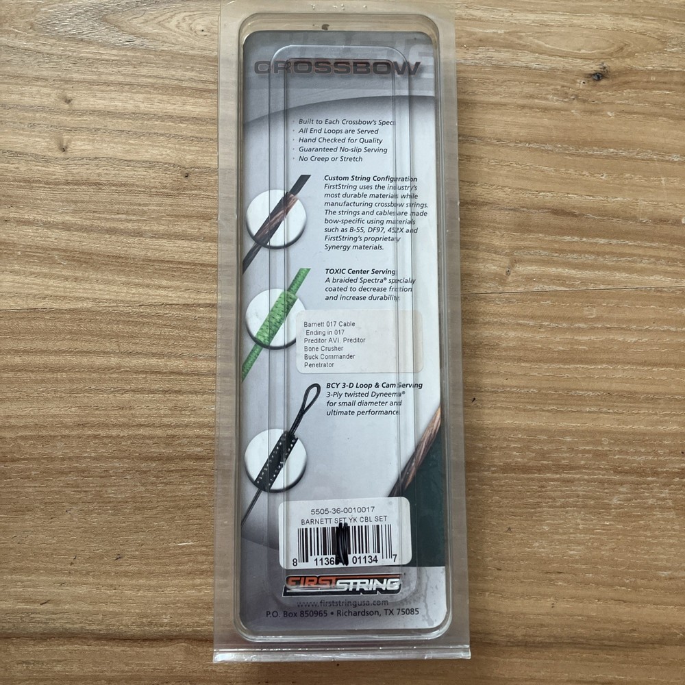 First String Crossbow Barnett Soft Yolk Cable Set NEW