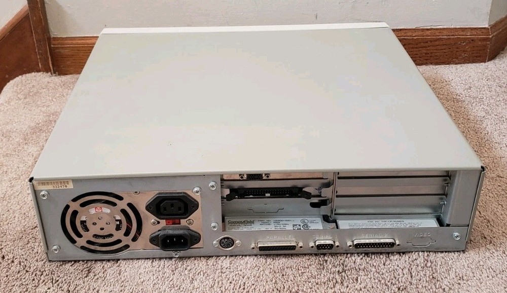 Vintage CompuAdd A002 Computer With Original Box, Keyboard, software, manual