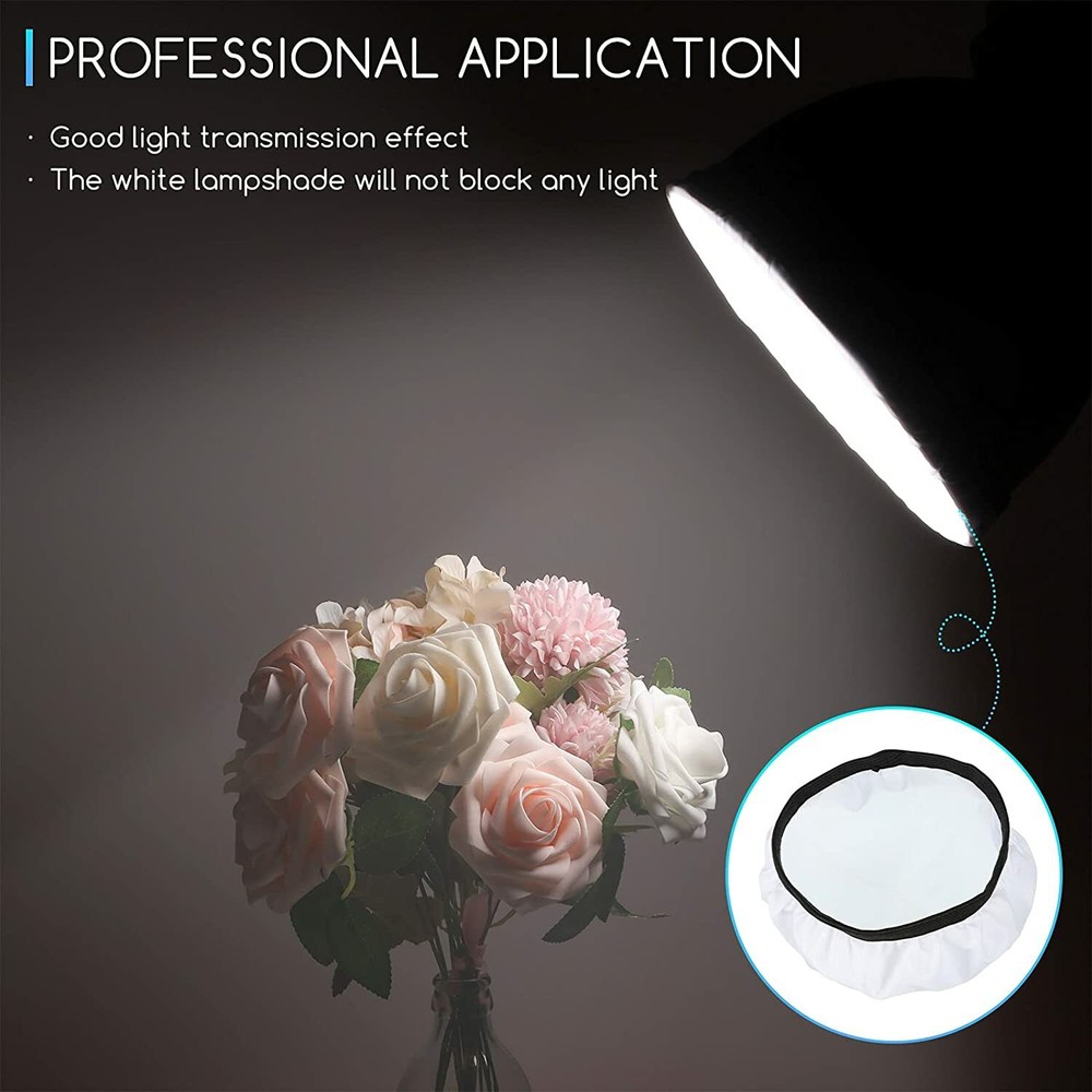 4Pc Diffuser Lamp Sock Soft Cloth Lamp Cover 7" / 18cm for Flash Light Speedlite