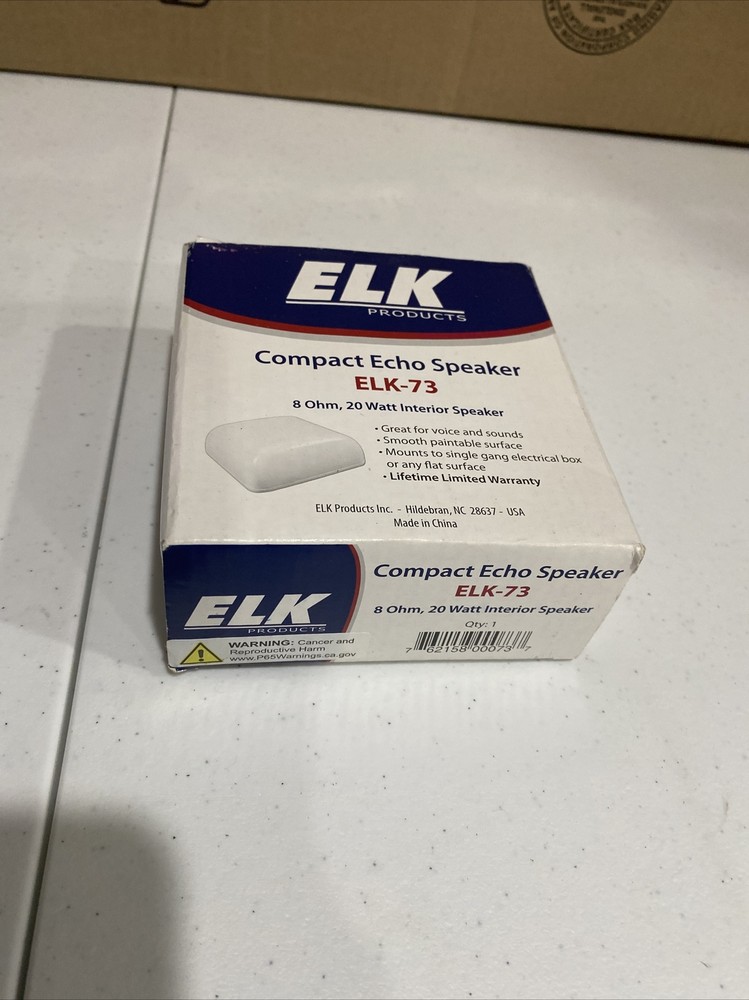 ELK Products ELK-73 Compact Echo Speaker , New