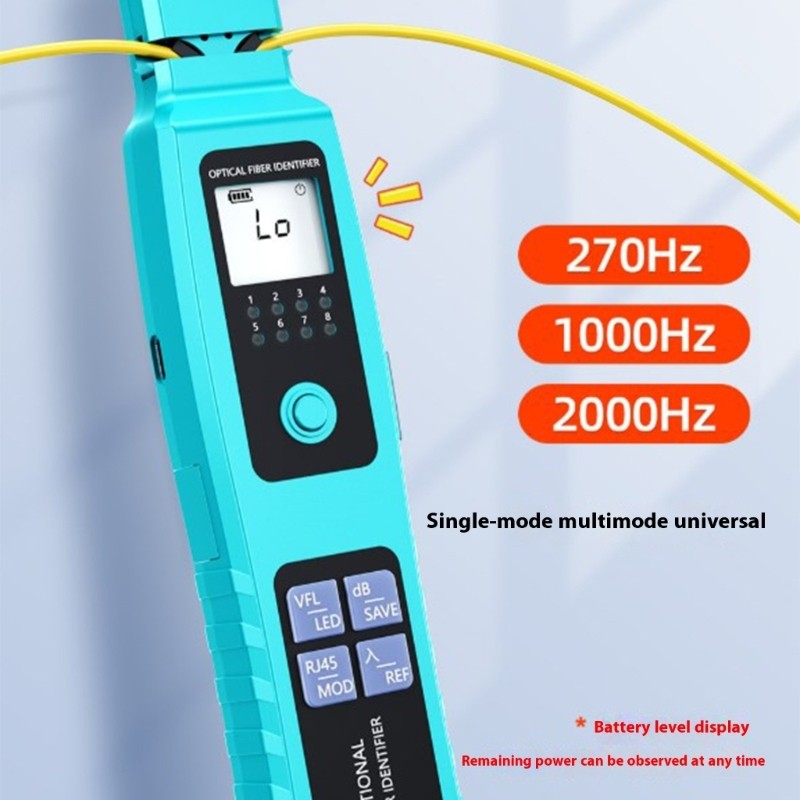 Rechargeable Advanced Line Checker Combined 30mW Light and RJ45 Verification