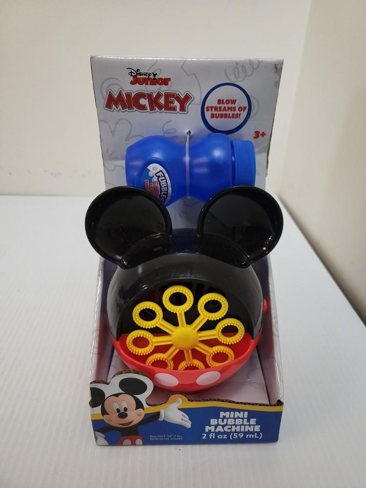 Disney Junior Mickey Mouse Mini Bubble Machine Toy - Ages 3+