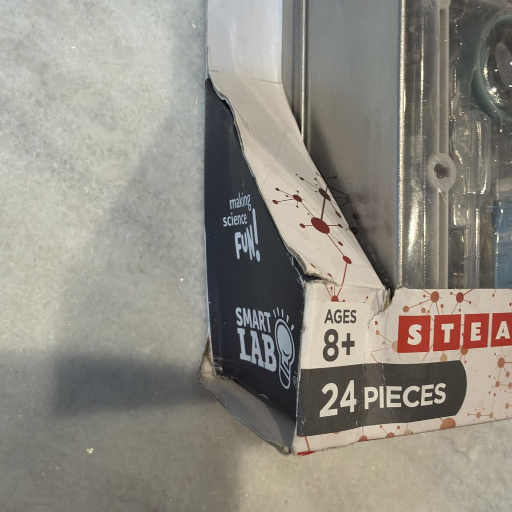 Smart Lab TINY SCIENCE 24pcs (Age 8+) 20 Fun Educational Experiments Damaged Box