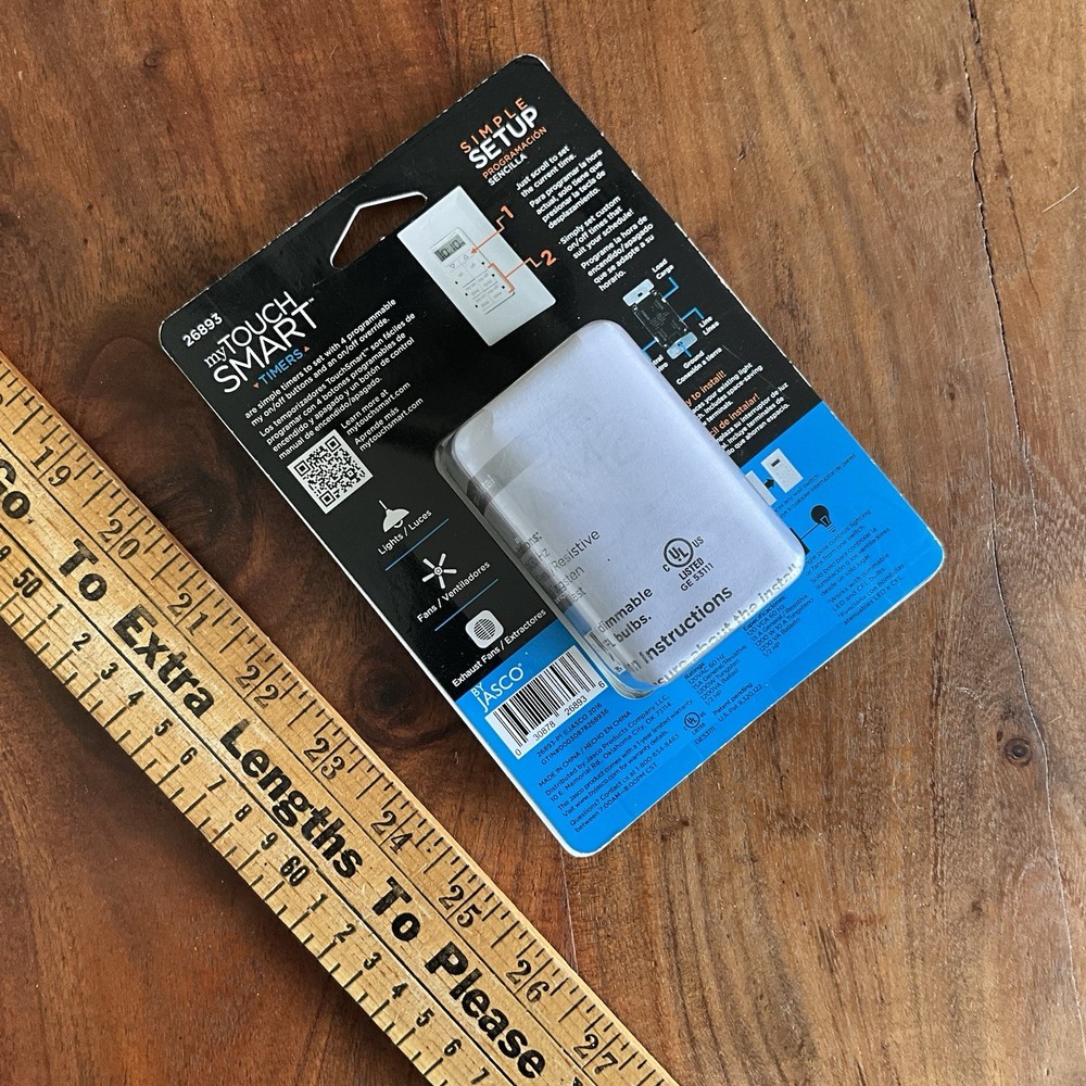 *BRAND NEW* - MyTouchSmart 24-Hour in-Wall Digital Timer, 4 Programmable On/Off