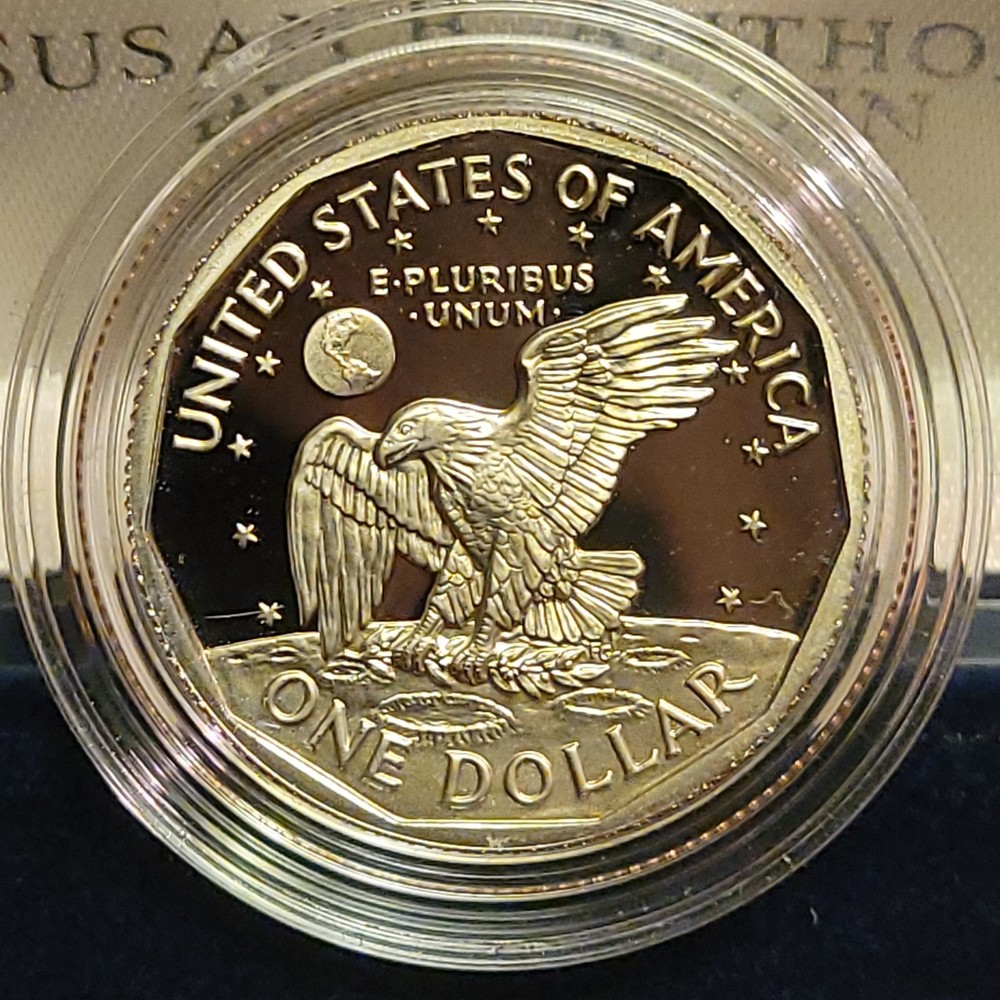 1999-P Proof Susan B Anthony Dollar - SBA w/ Box & COA