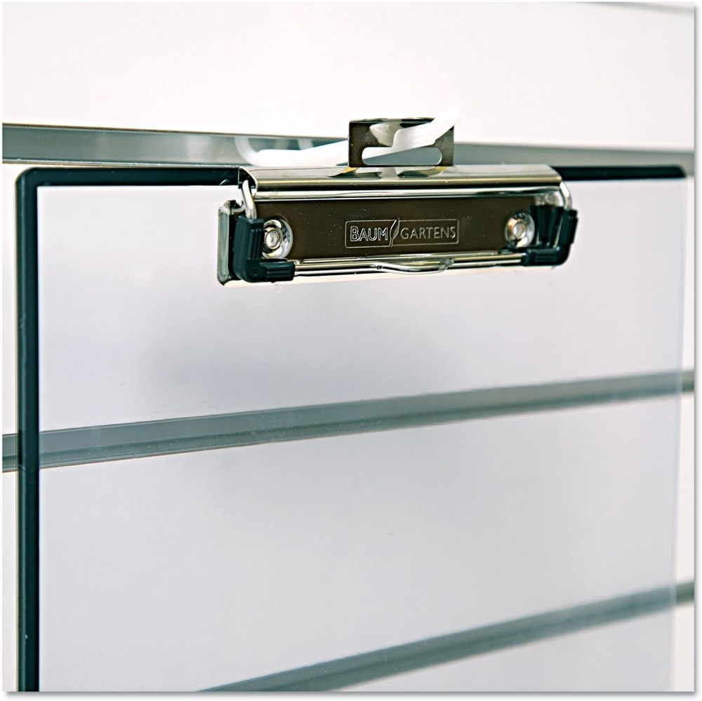 Quick Reference Clipboard Baumgartens 1/2 Inch Capacity 8.5 x 11 Clear New