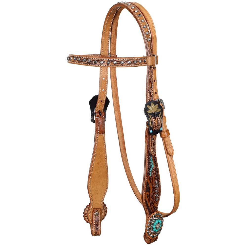 Showman Everglade Browband Headstall & Breast Collar Set