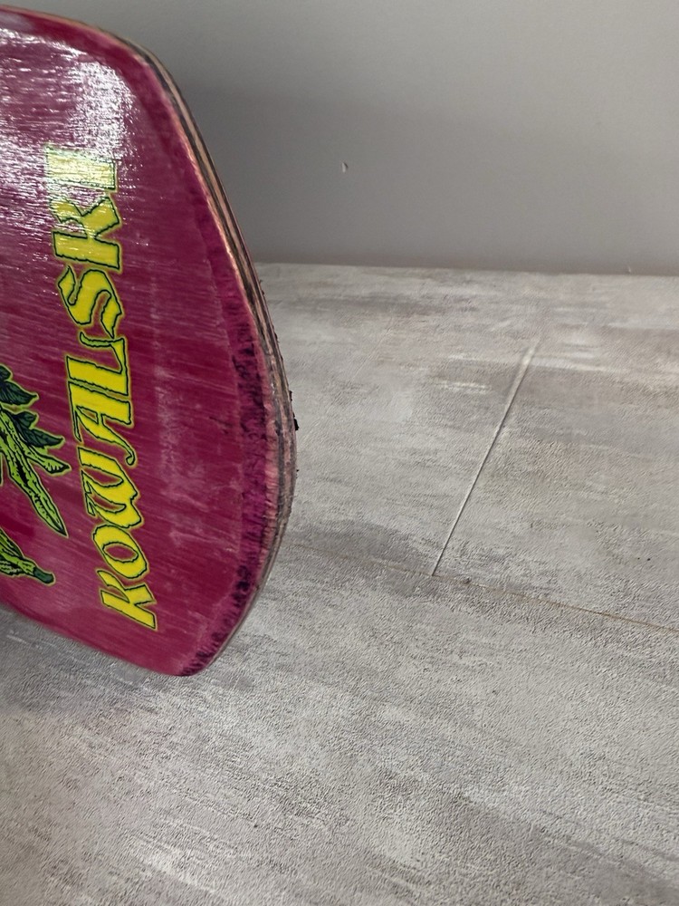 BLOOD WIZARD KOWALSKI COMPLETE SKATEBOARD DECK-9.1x33 Red Black