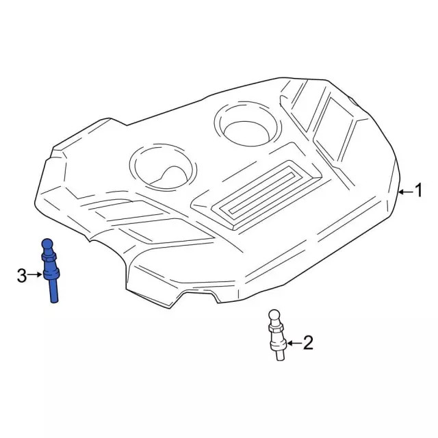 Genuine Ford Engine Cover Stud DM5Z6A957A