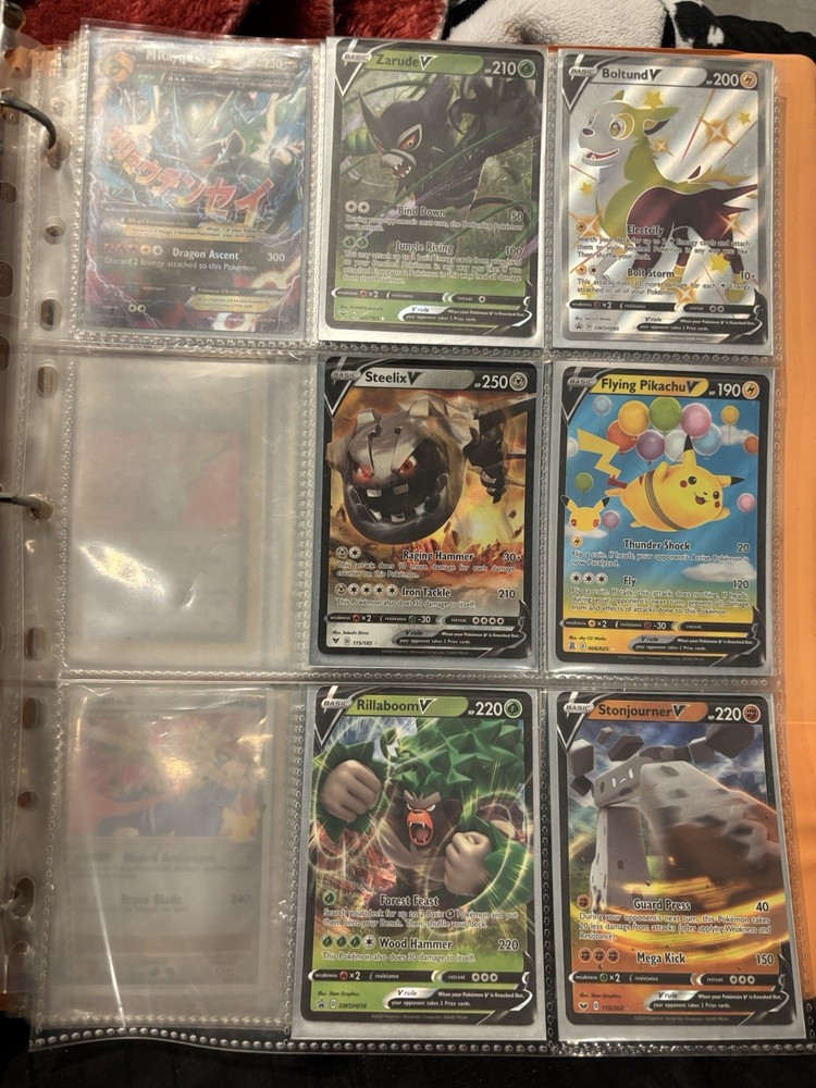 Pokemon Cards In Binder