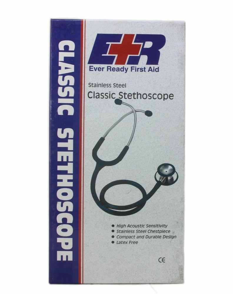 Ever Ready Stainless Steel Classic Stethoscope - Light Blue
