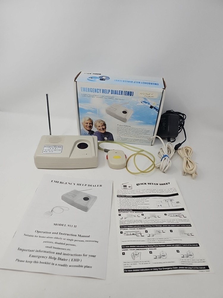 911 ii Emergency Help Dialer 2nd Generation 2-Way Talk Complete.