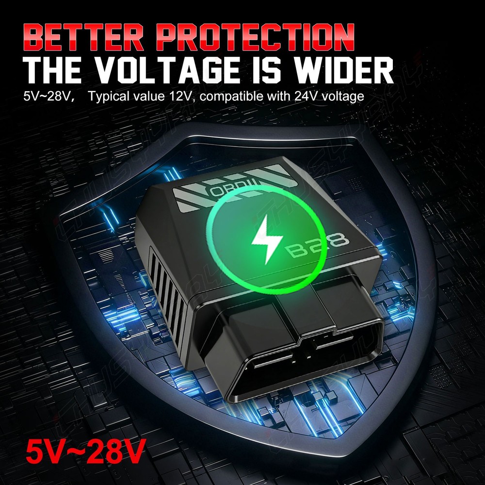 2026NEW B28 Bluetooth OBD2 Scanner Bidirectional Diagnostic Tool ECU Coding