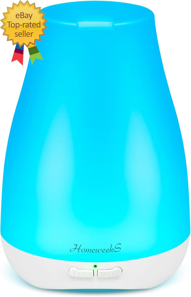 Diffusers 100Ml Colorful Essential Oil Diffuser with Adjustable Mist Mode Auto