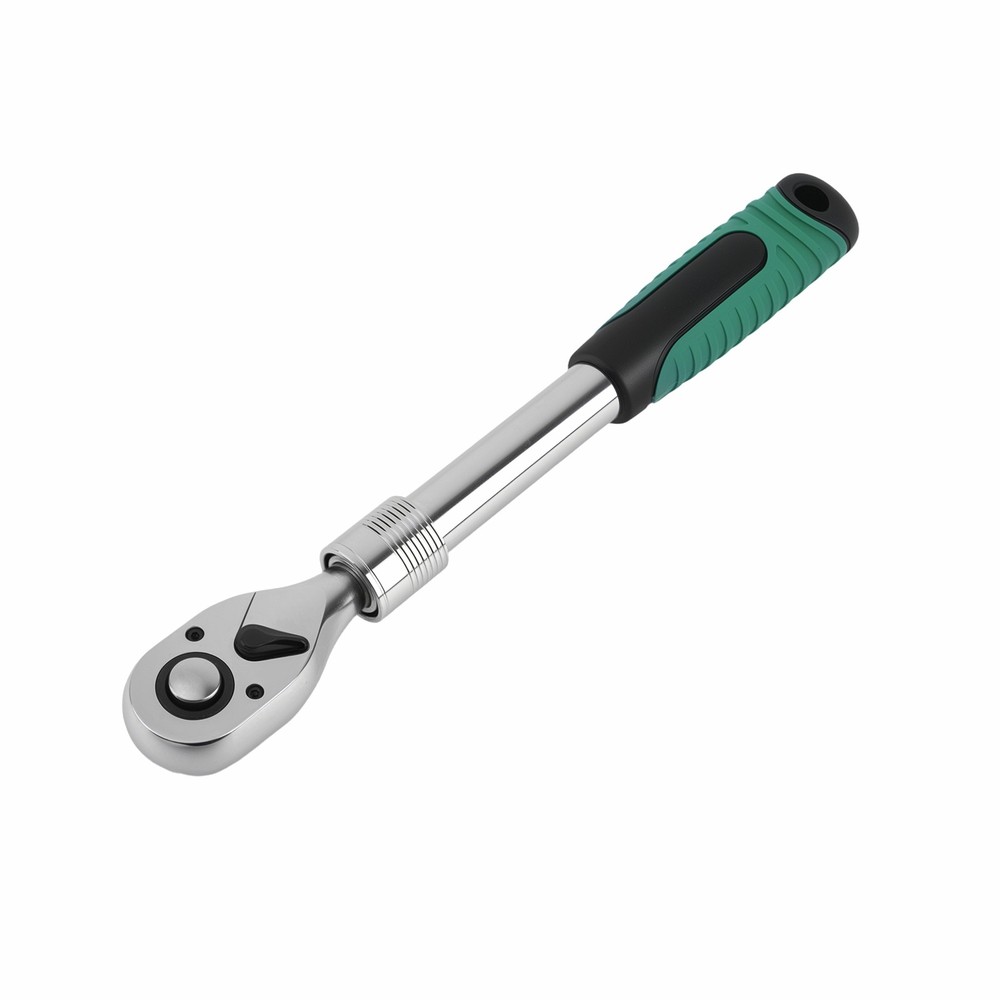 Professional Socket Wrench Set 3PC Extendable Handle 72-Tooth Mechanic Tools