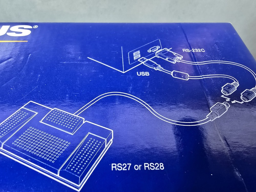 Olympus AS-5000 Transcription Kit Footswitch Win & Mac Compatible READ