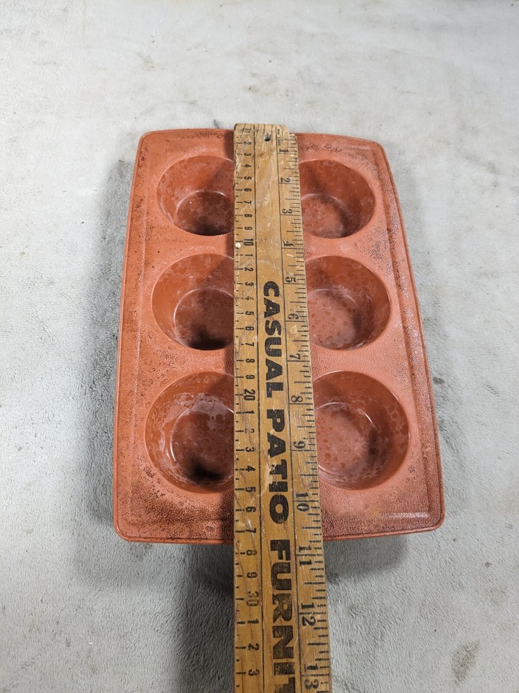 Smartware Temperflex Flexible Cookware & Bakeware 6 Muffin Pan - Dirty