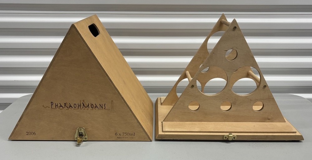 Pharaoh Moans 2006 6 Bottle Wine Holder