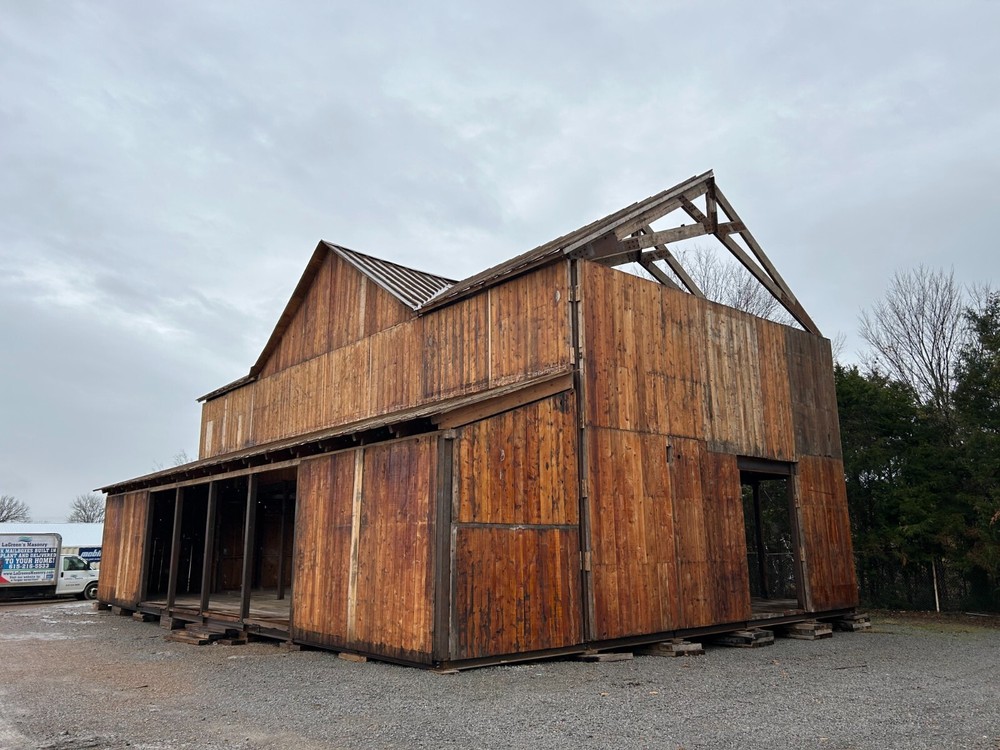 Wood & steel frame building with multiple uses