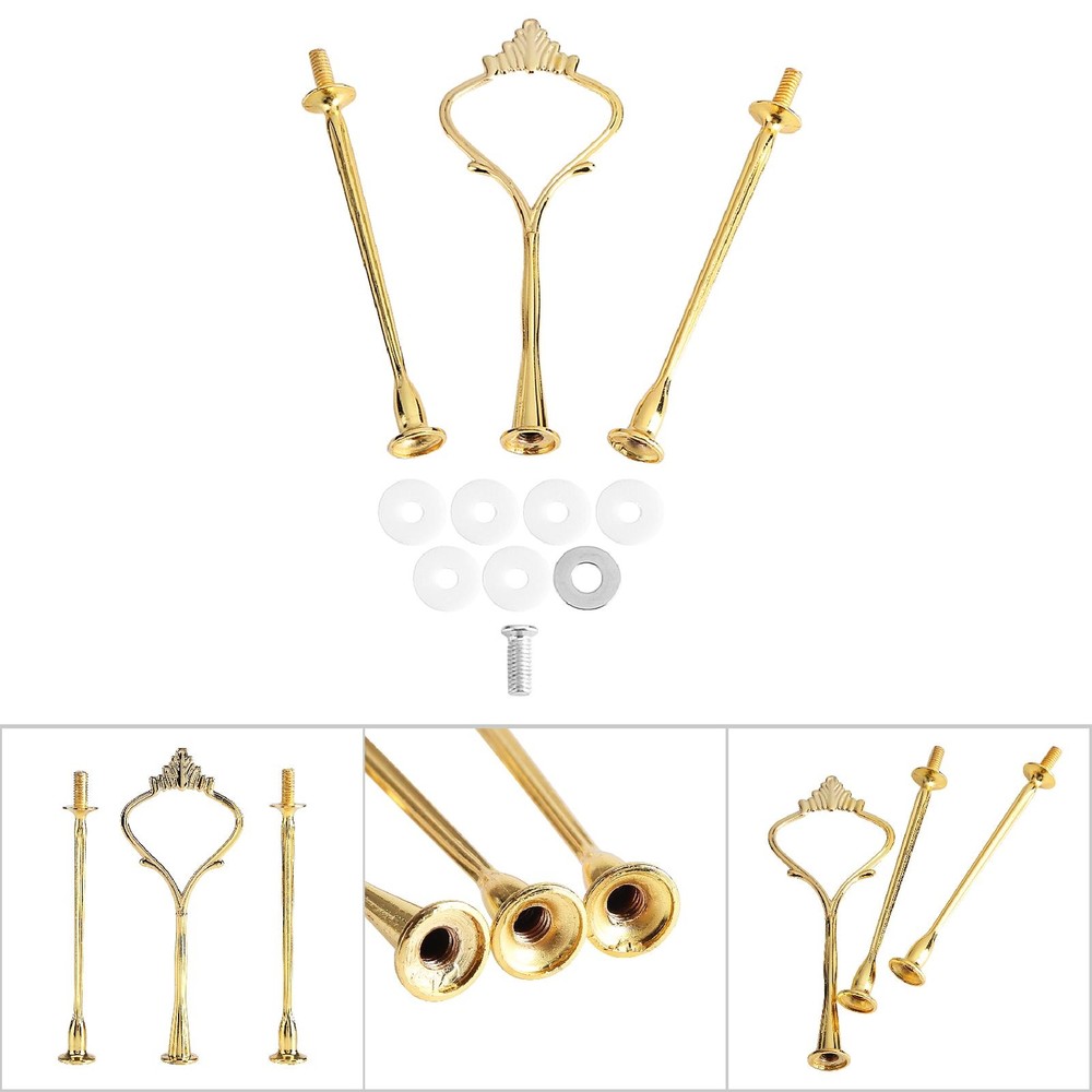 Multi Tiers Cake Tray Stand Handle Fruit Plate Hardware Fitting MG