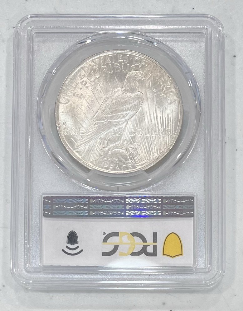 1922 PEACE SILVER DOLLAR PCGS MS62 NICE COIN