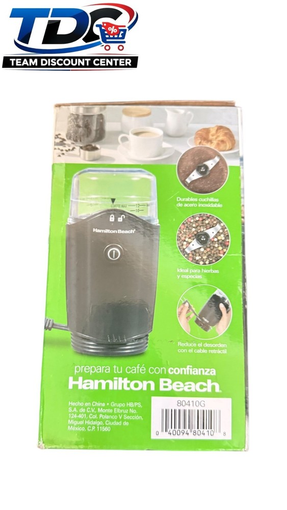 Hamilton Beach Fresh Grind Electric Coffee Grinder- Open Box