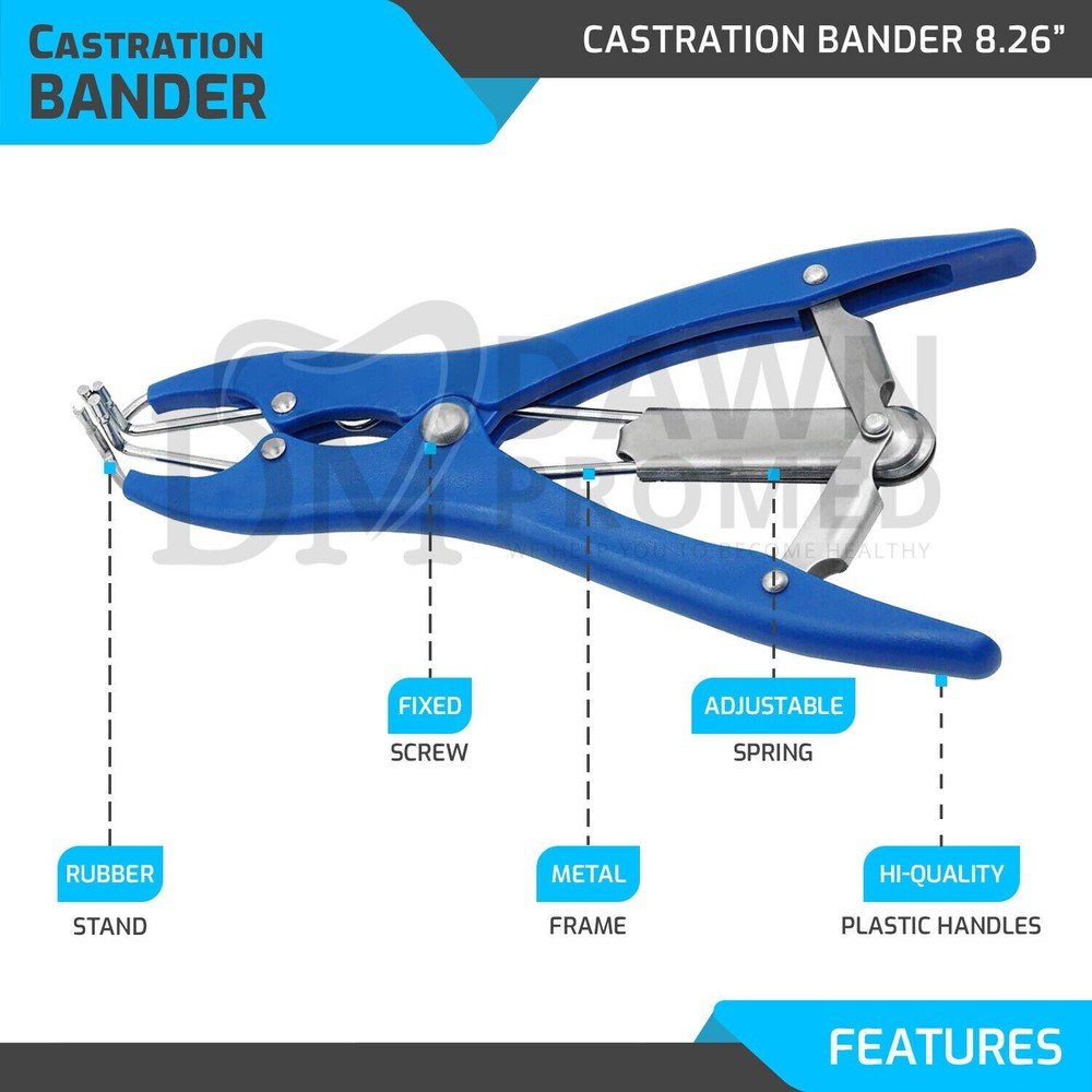 Elastrator Plastic Castration Tail Livestock Veterinary