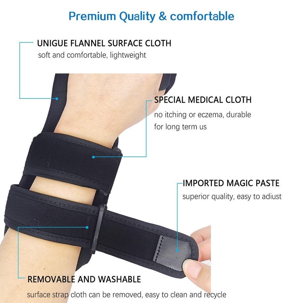 OSK Soft Functional Resting Hand Splint for Flexion Contractures - Stroke Han...