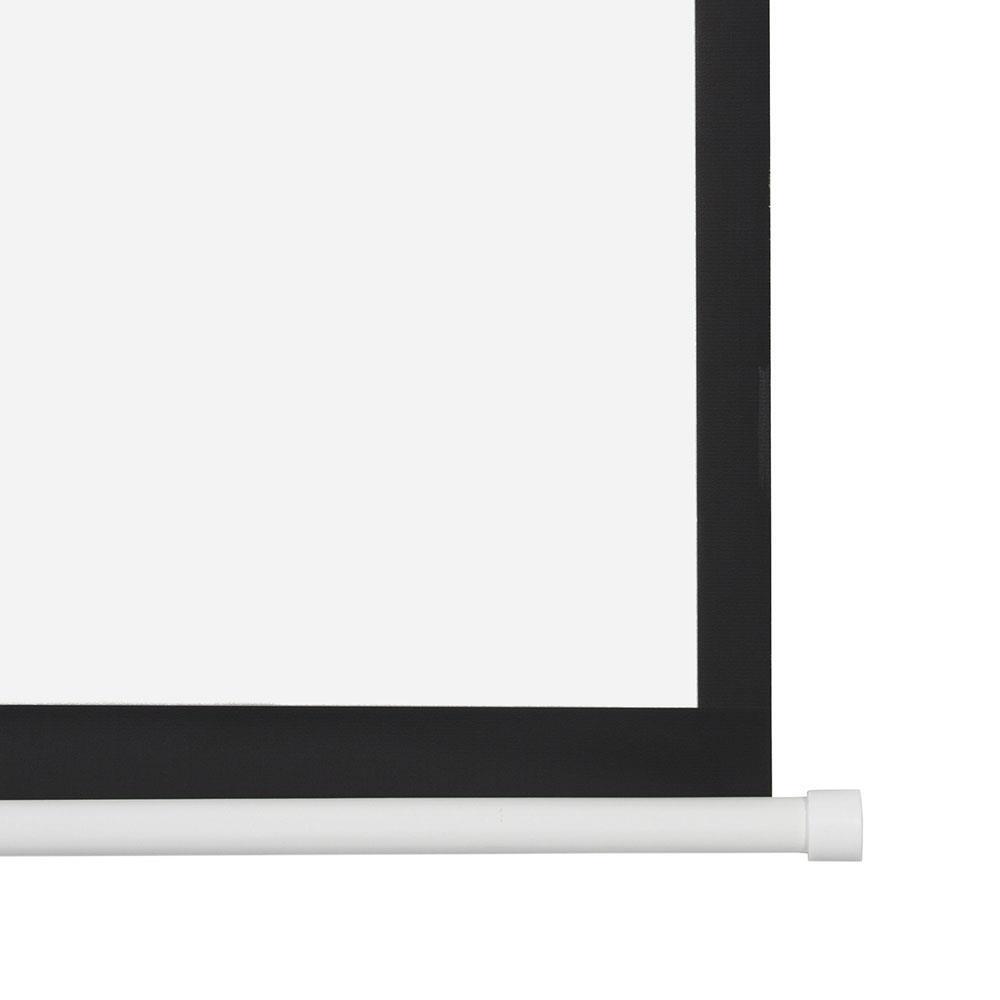92" 16:9 Electric 80" x 45" Motorized Projector Screen with Remote Control White