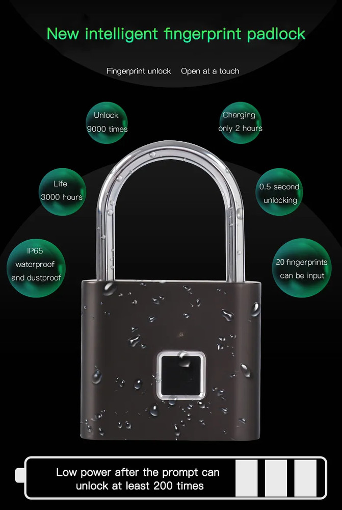 BDI Smart Fingerprint Padlock
