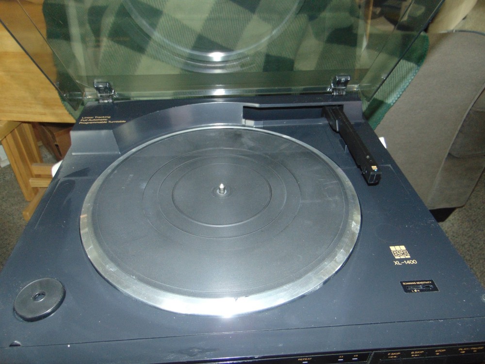 Vintage BSR XL-1400 Programmable Linear Tracking Turntable, Tested