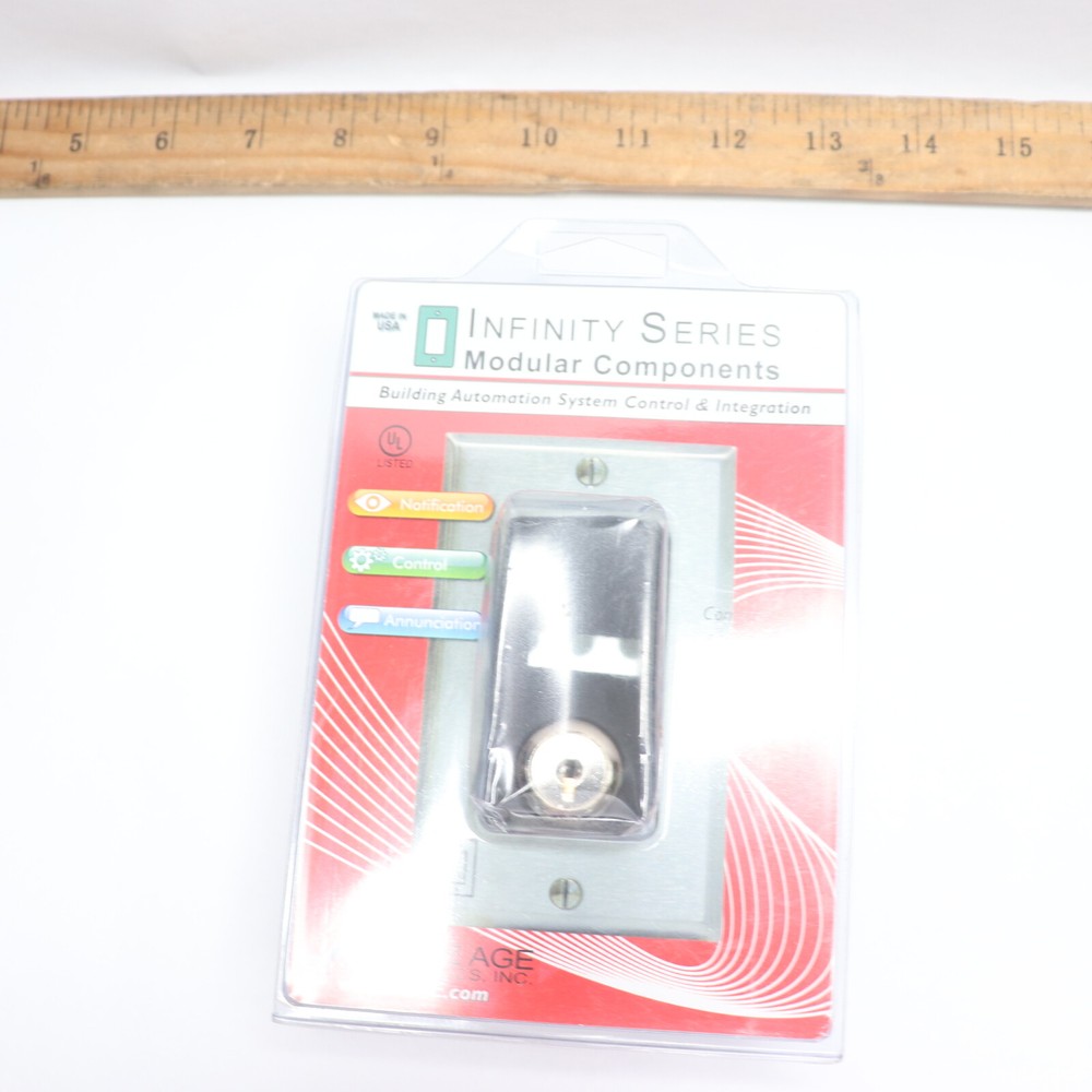 Infinity Series Control Module Keyed Aux Switch Momentary ICMAUXKS