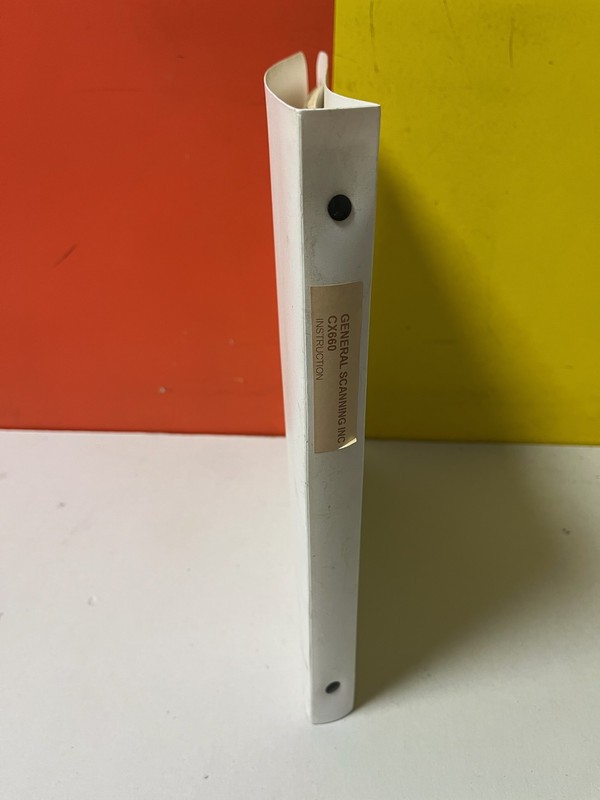 CX660 Scanner Control Amplifier Instructional Manual