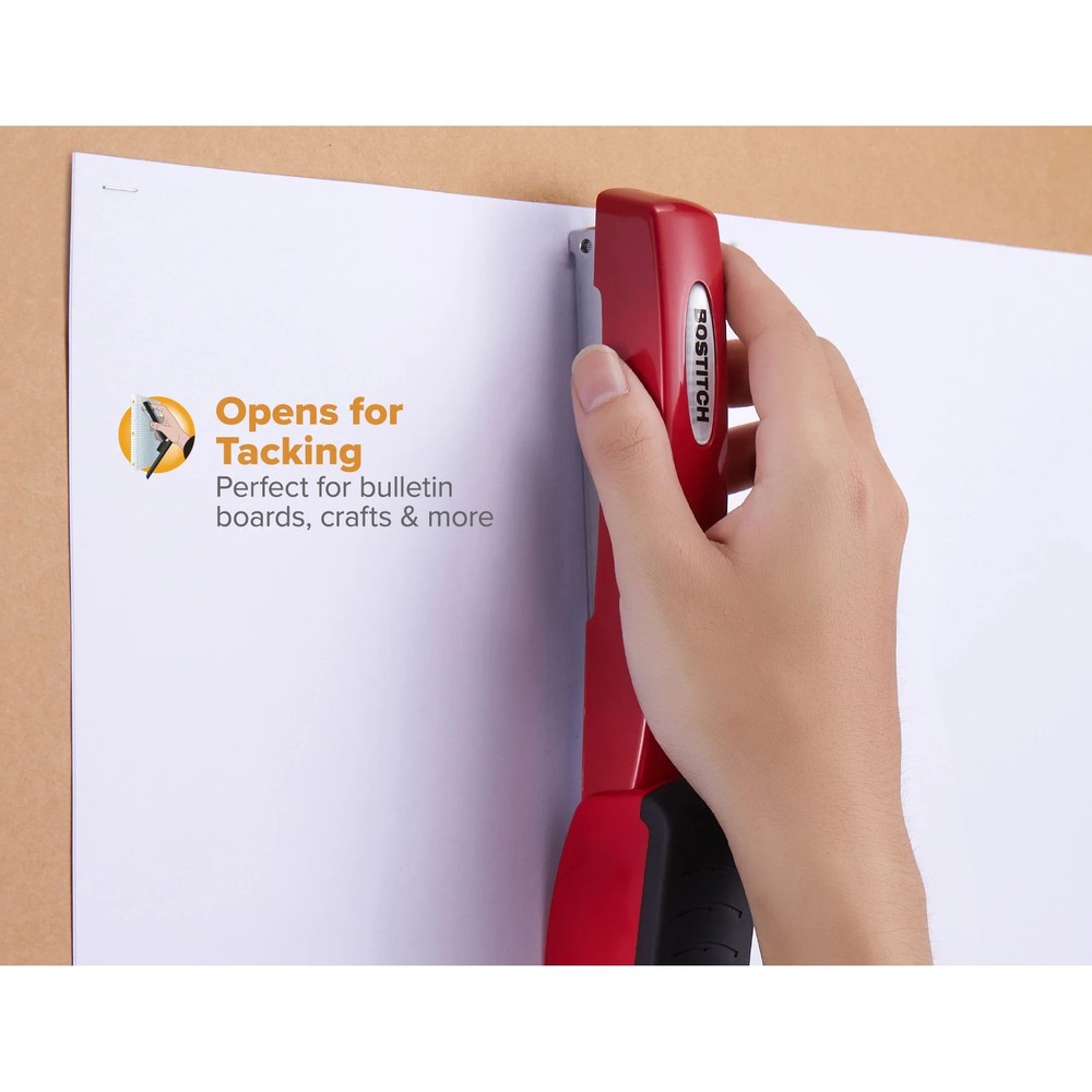 Bostitch Classic Red Stapler, 20 Sheets