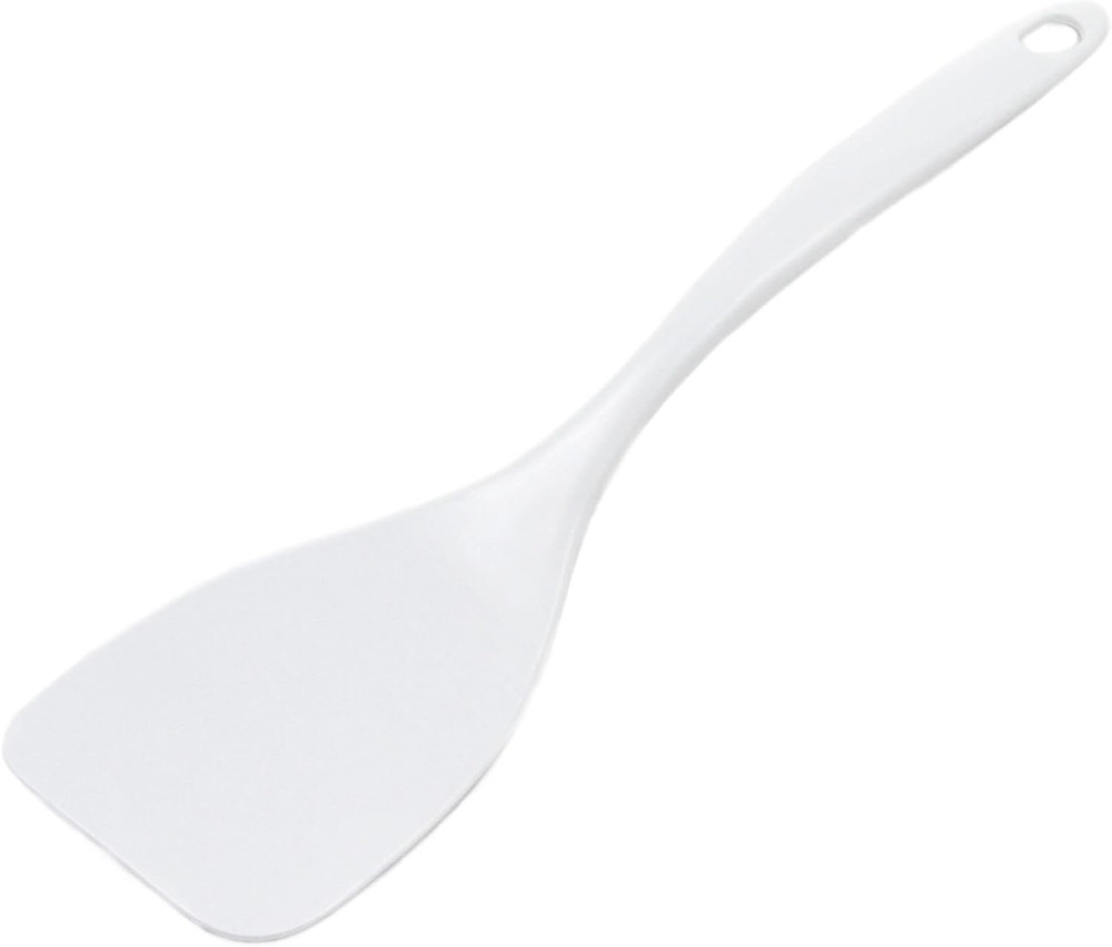 Chef Craft Basic Melamine Spatula/Turner, 11.25 Inch, White