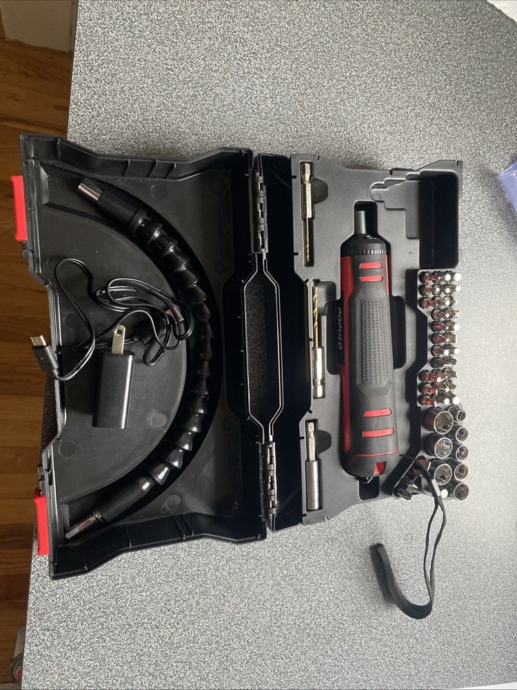 Populo electric Screwdriver And Toolkit - Screwdriver Does Not Work Needs Replac