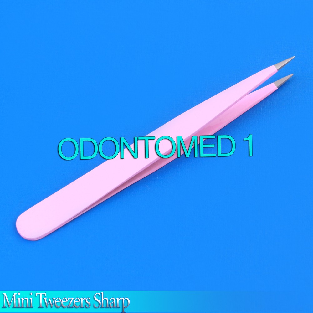 3" MINI TWEEZERS SHARP COLOR PINK