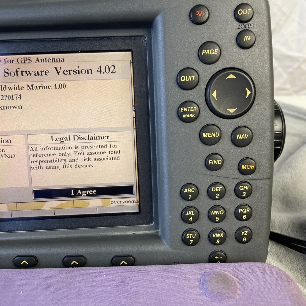 Garmin GPSmap 2006c Chartplotter Multifunction Display With Mount And Suncover