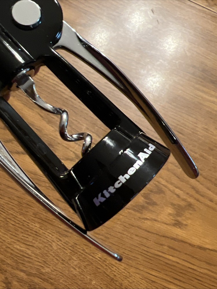 KitchenAid Winged Corkscrew Black Wine Opener
